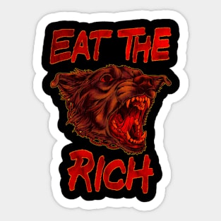 EAT THE RICH Sticker